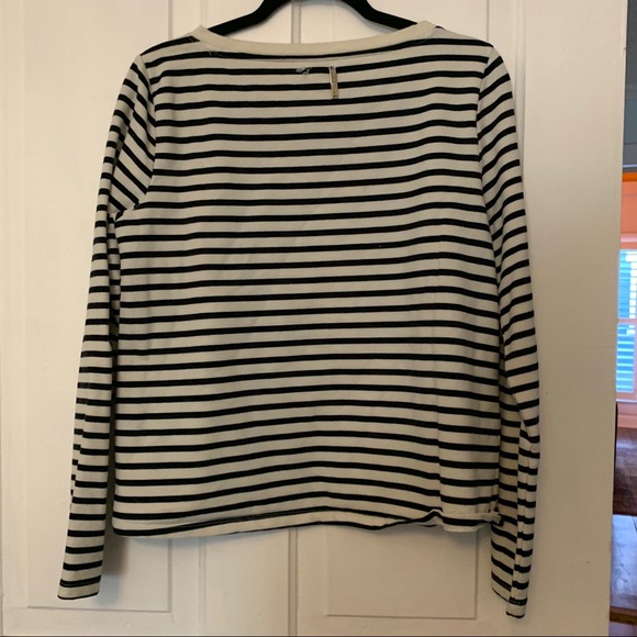 Betsy Johnson Lip Stripe Shirt - Picture 7 of 8